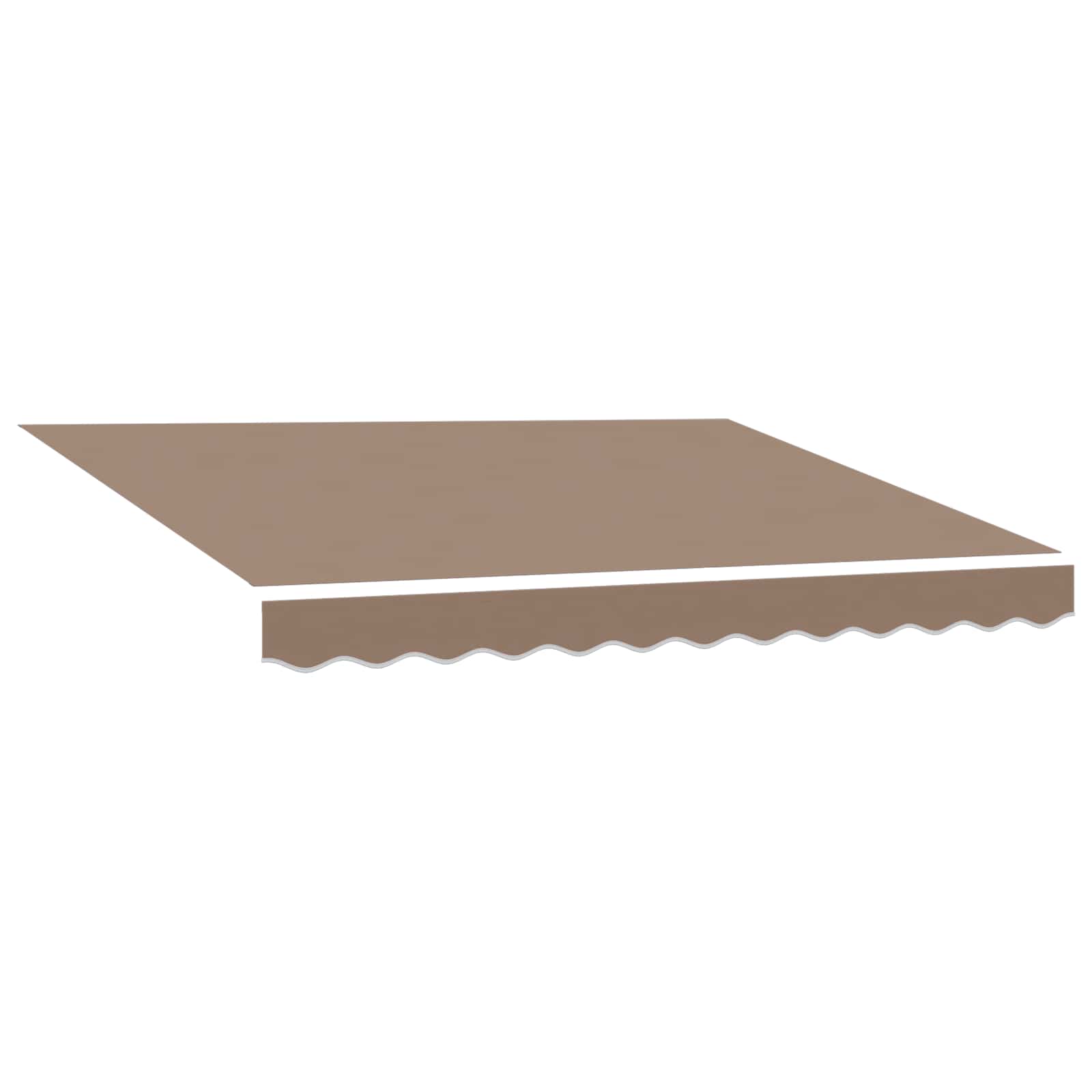 vidaXL Retractable Awning Taupe 300 x 250 cm Polyester and Aluminium 4