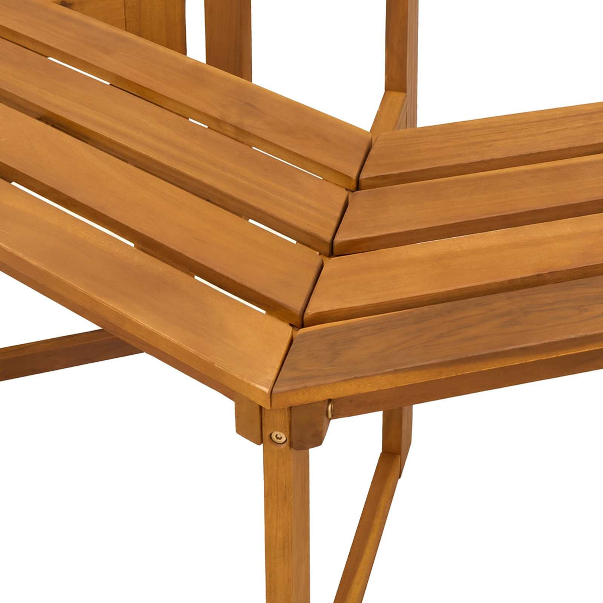 Tree Bench 160 x 70 x 86 cm Solid Acacia Wood Natural 2