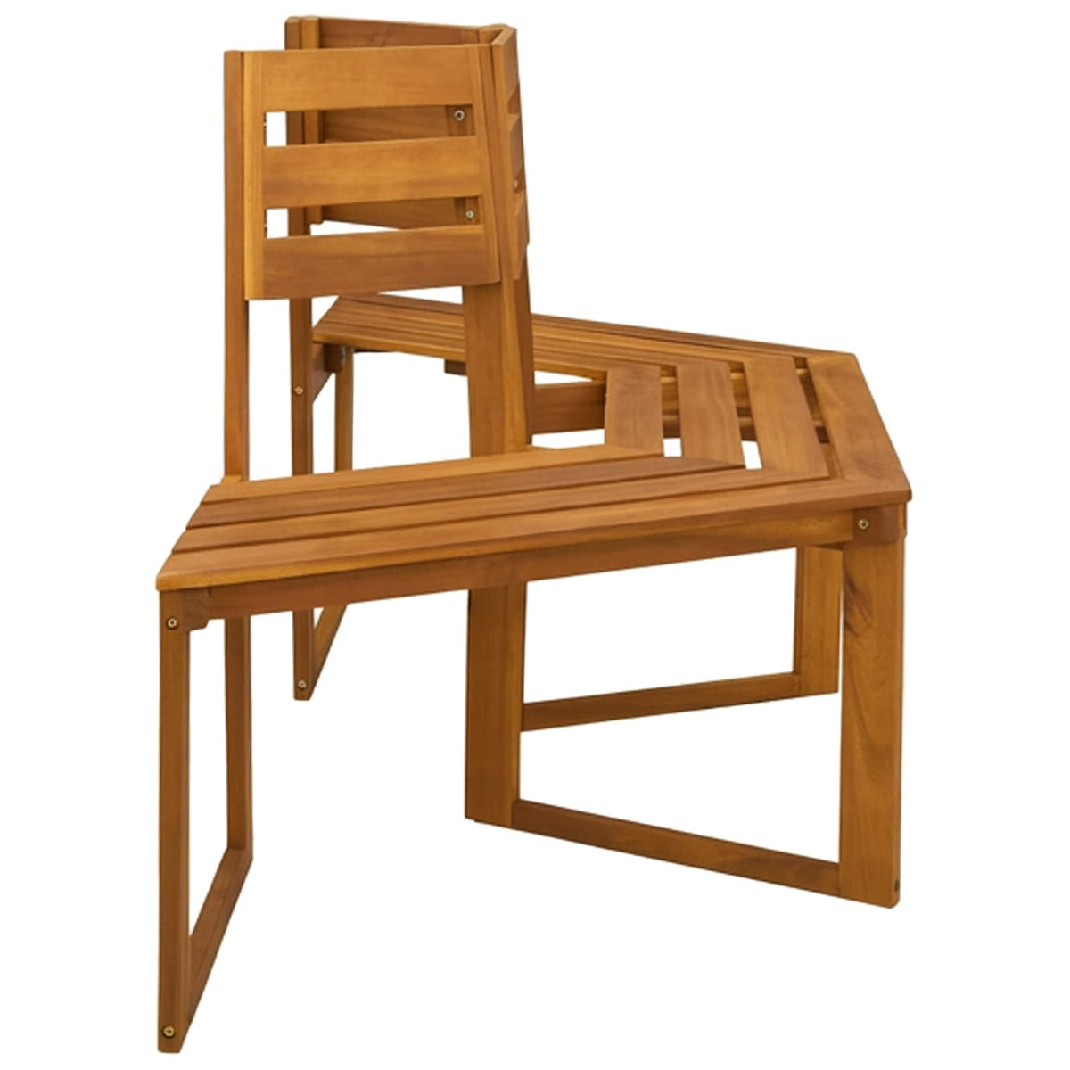 Tree Bench 160 x 70 x 86 cm Solid Acacia Wood Natural 2