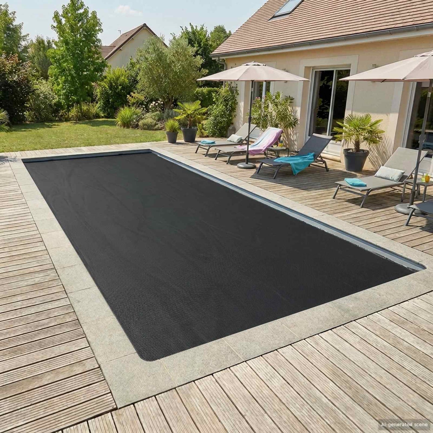 vidaXL Solar Pool Cover Extra Heavy 800 x 500 cm 400 μm Square PE 1