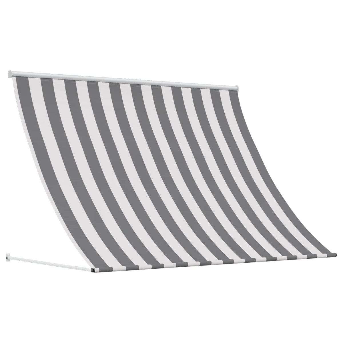 Retractable Awning 350 x 150 cm Anthracite and white