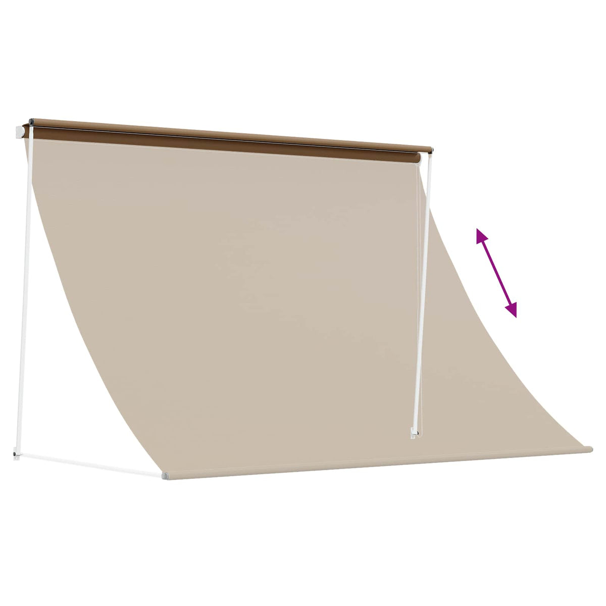 Retractable Awning 100 x 150 cm Beige