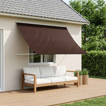 Retractable Awning 150 x 150 cm Brown