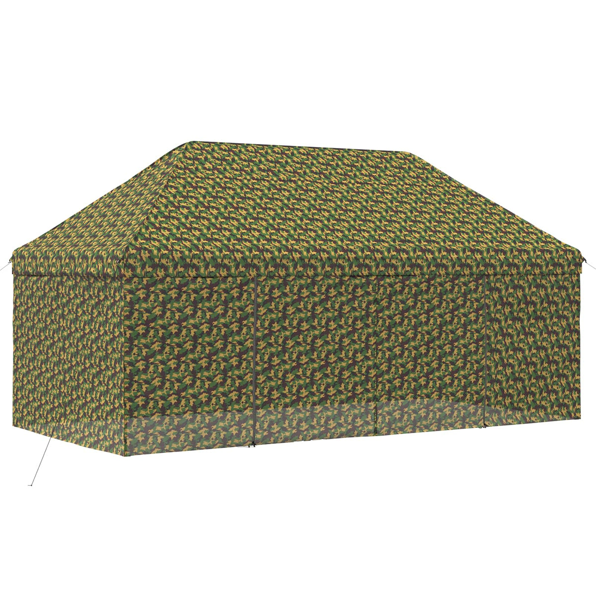 vidaXL Canopy Tent with 4 Sidewalls 2.9 x 5.8 m Army Camouflage 3