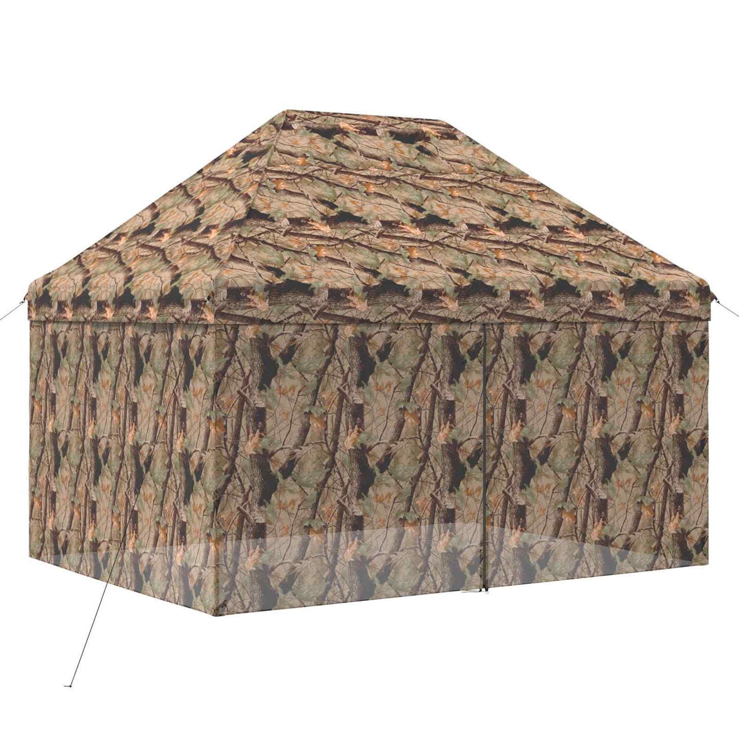 vidaXL Pop-up Gazebo with 4 Sidewalls 3 x 4 m Forest Camouflage 3