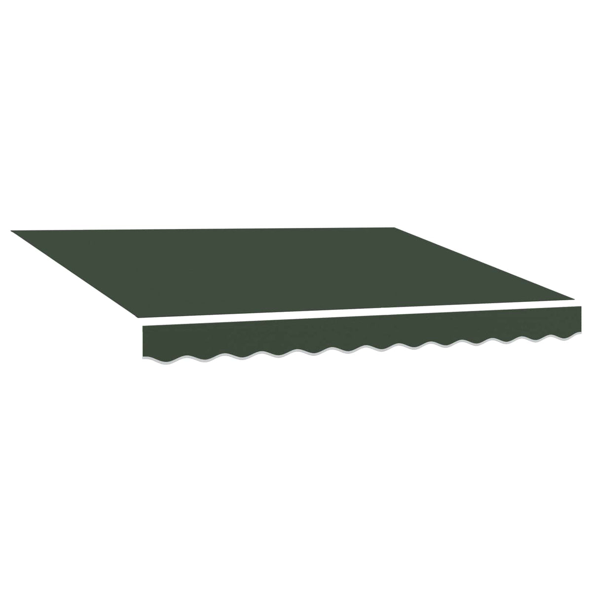 Awning Canopy Replacement for 4x2 m Polyester Dark green