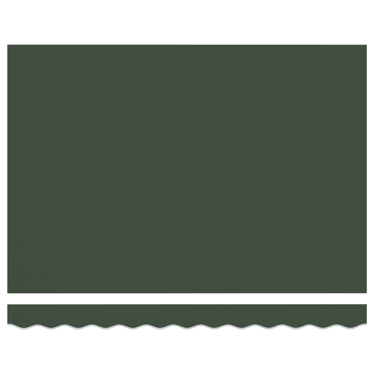 Awning Canopy Replacement for 4x2 m Polyester Dark green