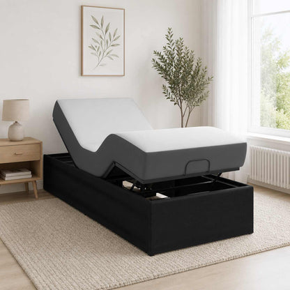 vidaXL Electric Adjustable Bed Frame Black 200 x 100 x 33.5 cm Steel 4