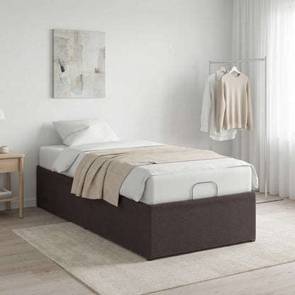 vidaXL Electric Adjustable Bed Frame Brown 200 x 100 x 33.5 cm Steel 4