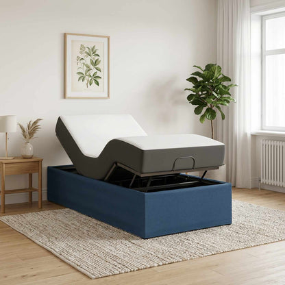 vidaXL Electric Adjustable Bed Frame Blue 200 x 90 x 33.5 cm Steel 1