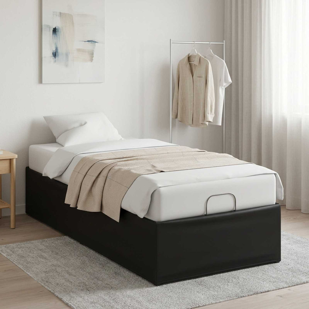 vidaXL Electric Adjustable Bed Frame Black 200 x 90 x 33.5 cm Steel 4