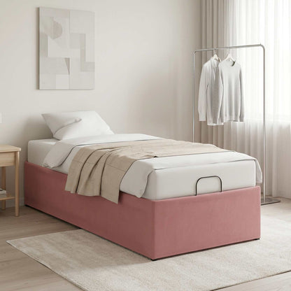 vidaXL Electric Adjustable Bed Frame Pink 200 x 90 x 33.5 cm Steel 1