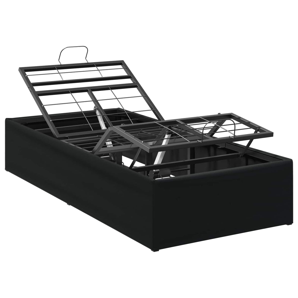 vidaXL Electric Adjustable Bed Frame Black 200 x 80 x 33.5 cm Steel 2