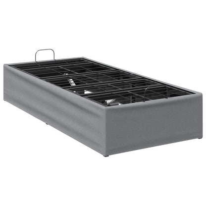 vidaXL Electric Adjustable Bed Frame Light Grey 200 x 90 x 33.5 cm 5