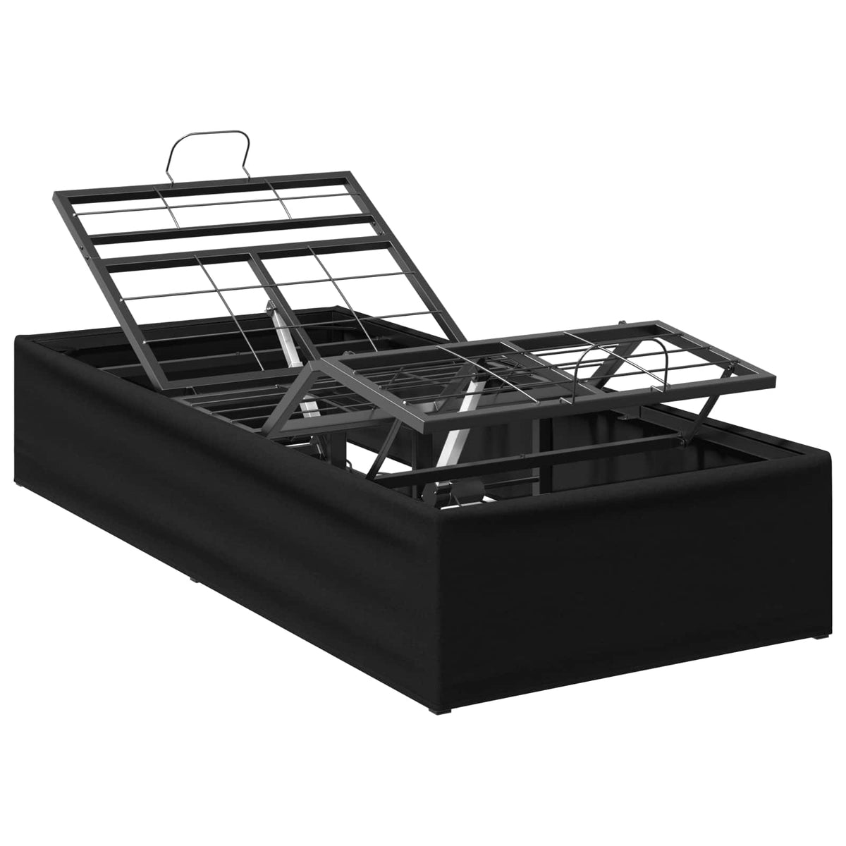 vidaXL Electric Adjustable Bed Frame Black 200 x 90 x 33.5 cm Steel 2