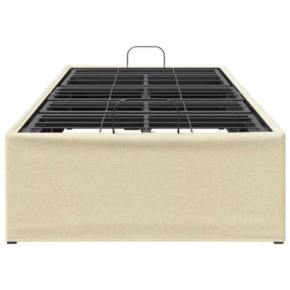 vidaXL Electric Adjustable Bed Frame Cream 200 x 90 x 33.5 cm Steel 6