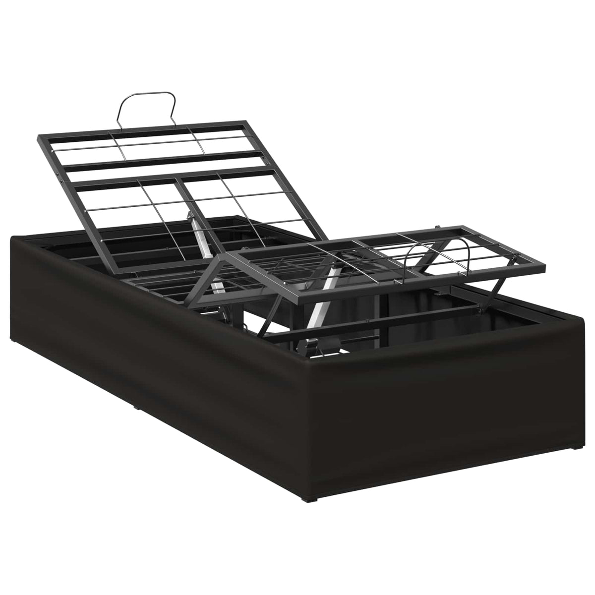 vidaXL Electric Adjustable Bed Frame Black 200 x 90 x 33.5 cm Steel 2