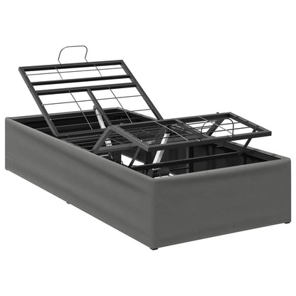 vidaXL Electric Adjustable Bed Frame Dark Grey 200 x 90 x 33.5 cm 2