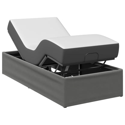 vidaXL Electric Adjustable Bed Frame Dark Grey 200 x 90 x 33.5 cm 3