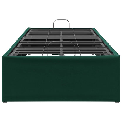 vidaXL Electric Adjustable Bed Frame Forest Green 200 x 90 x 33.5 cm 6