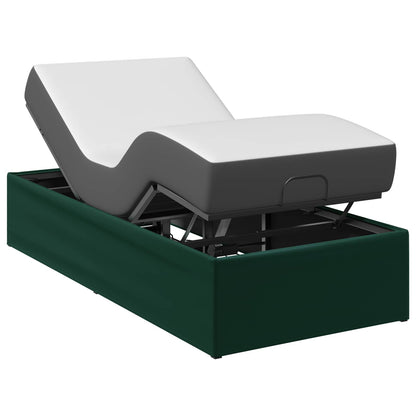 vidaXL Electric Adjustable Bed Frame Forest Green 200 x 90 x 33.5 cm 3
