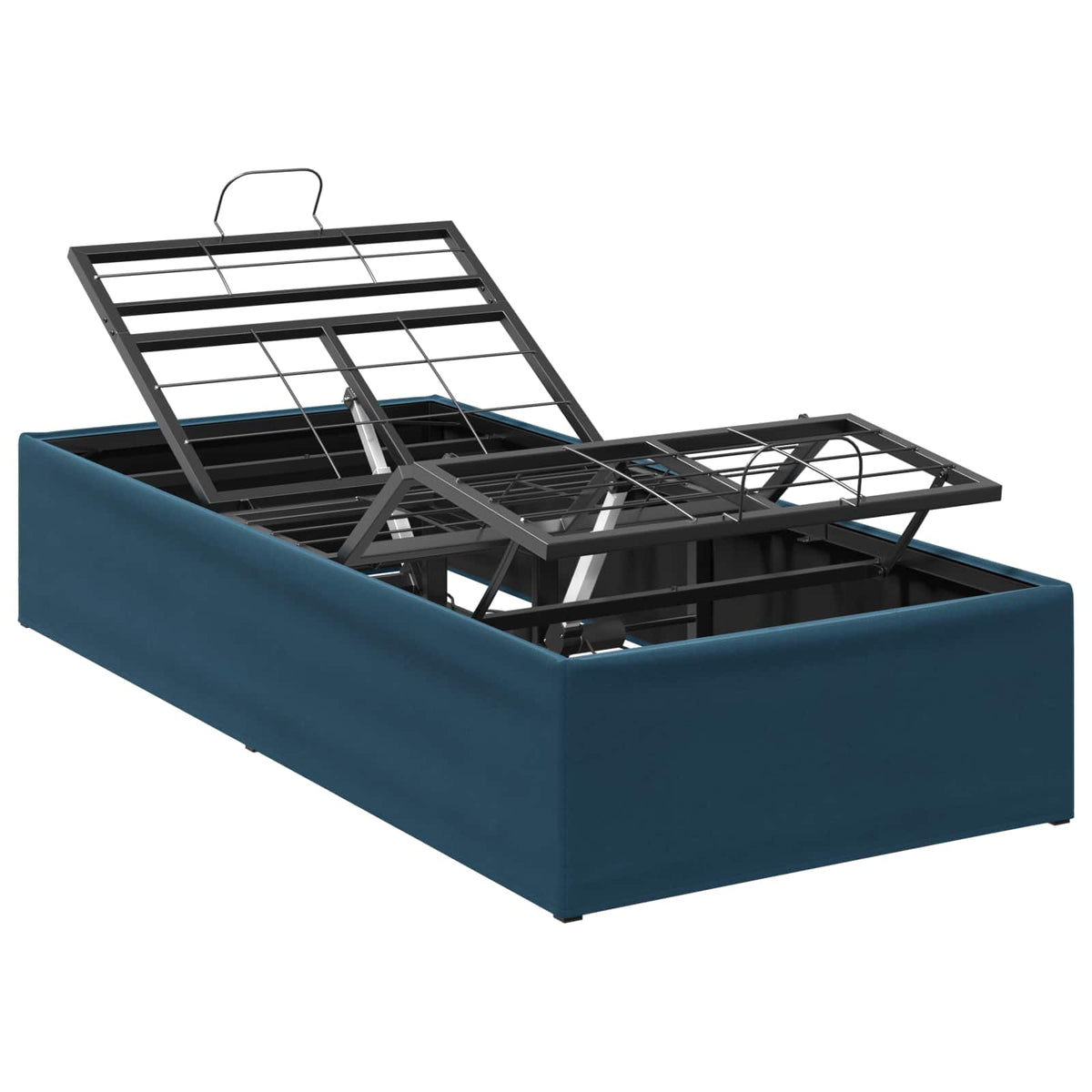 vidaXL Electric Adjustable Bed Frame Blue 200 x 90 x 33.5 cm Steel 2