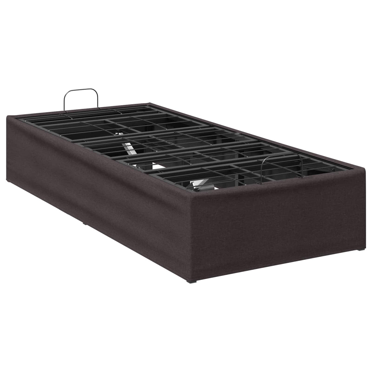 vidaXL Electric Adjustable Bed Frame Brown 200 x 100 x 33.5 cm Steel 5