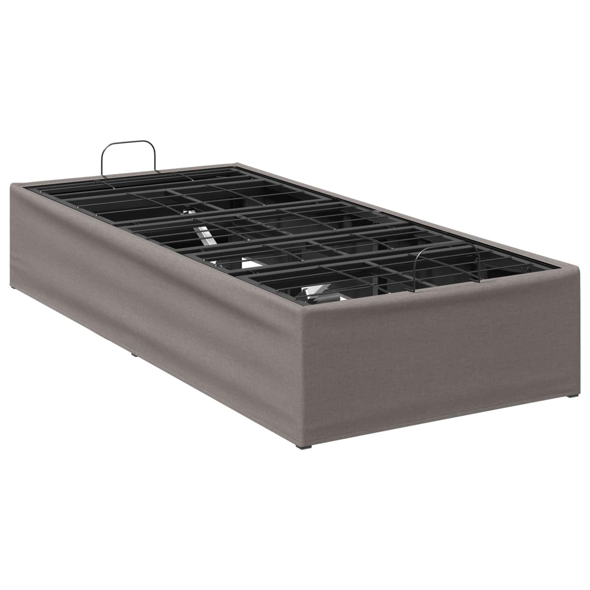 vidaXL Electric Adjustable Bed Frame Taupe 200 x 100 x 33.5 cm Steel 5