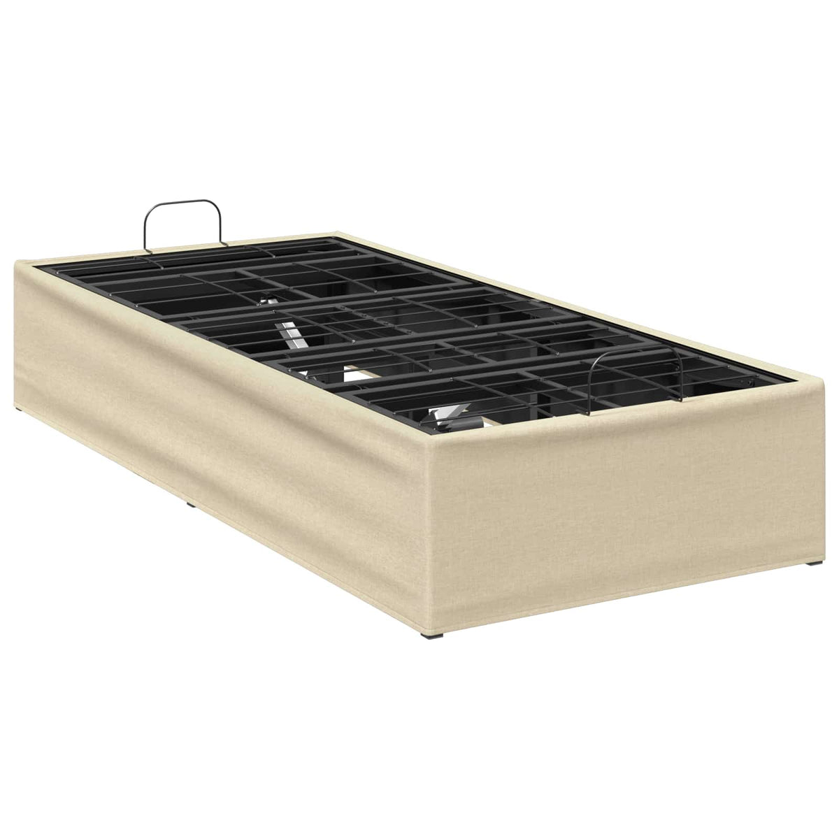 vidaXL Electric Adjustable Bed Frame Cream 200 x 100 x 33.5 cm Steel 5