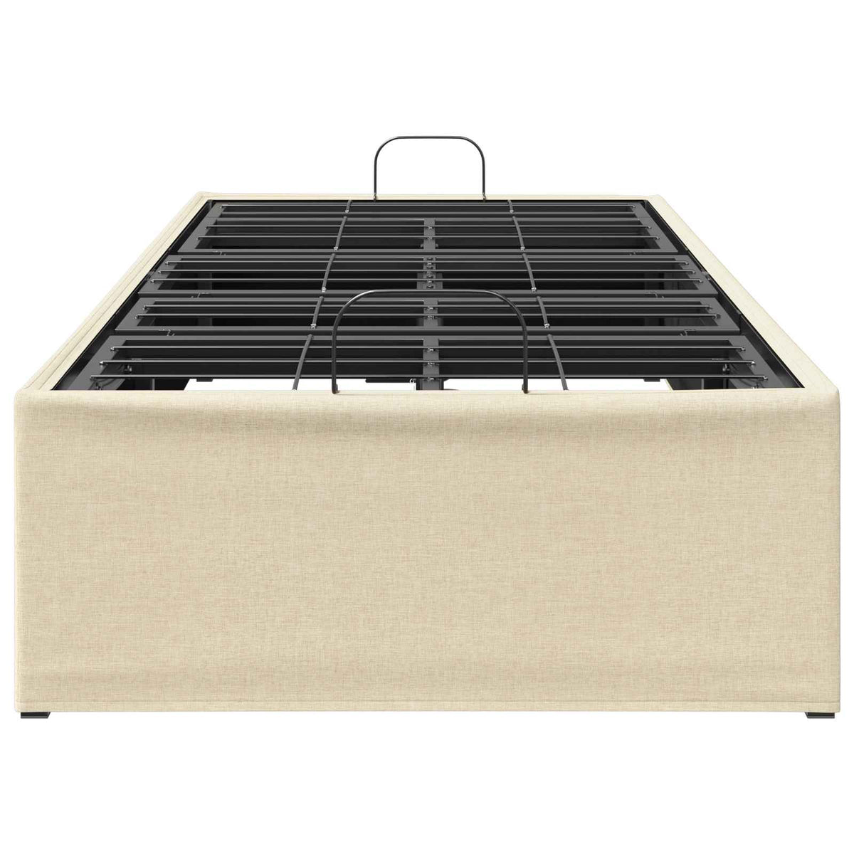 vidaXL Electric Adjustable Bed Frame Cream 200 x 100 x 33.5 cm Steel 6