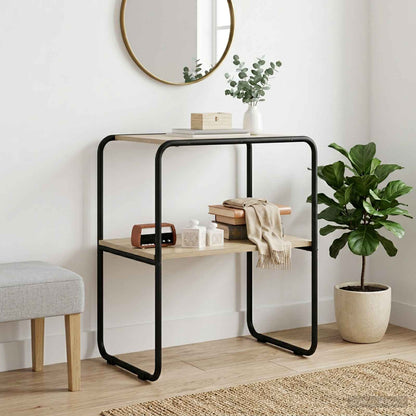 Console Table 100 x 42.5 x 70 cm Engineered Wood Sonoma oak