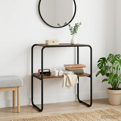 Console Table 100 x 42.5 x 70 cm Engineered Wood Smoked oak