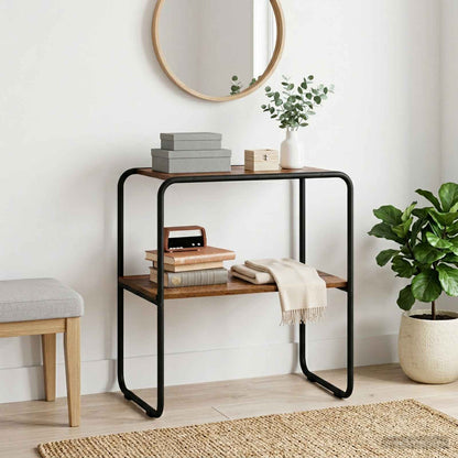 Console Table 100 x 42.5 x 70 cm Engineered Wood Old wood