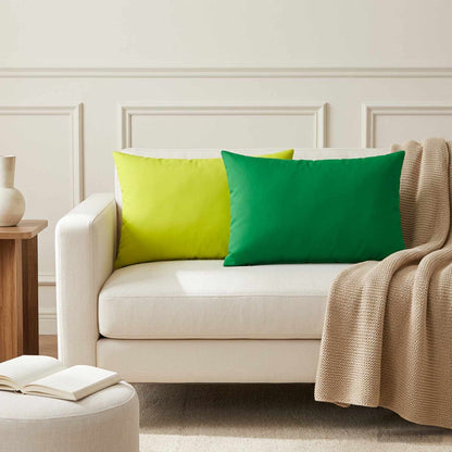 Throw Pillow HEERLEN Polyester 6 pcs 40 x 60 cm Bright green