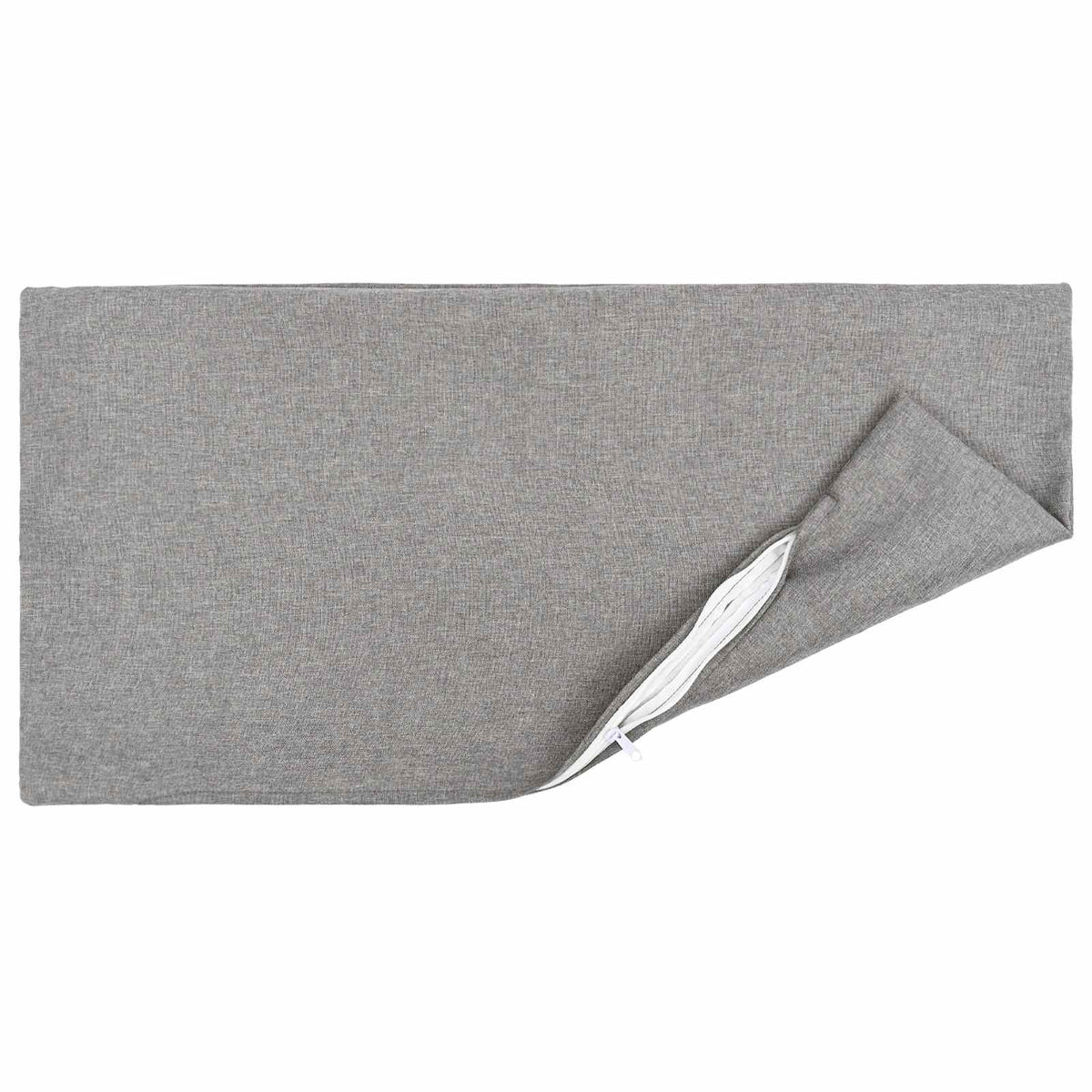 Cushion Cover HEERLEN Fabric 12 pcs 40 x 80 cm Cloud Grey