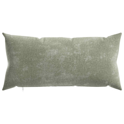 vidaXL Cushion Cover 12 pcs HEERLEN Green 40 x 80 cm Chenille Fabric 3