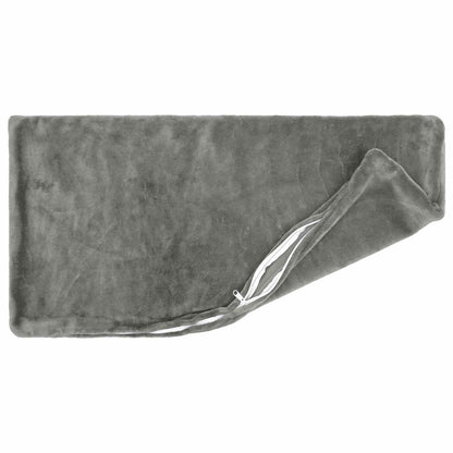 vidaXL Cushion Cover 12 pcs HEERLEN Dark Grey 40 x 80 cm Flannel 4