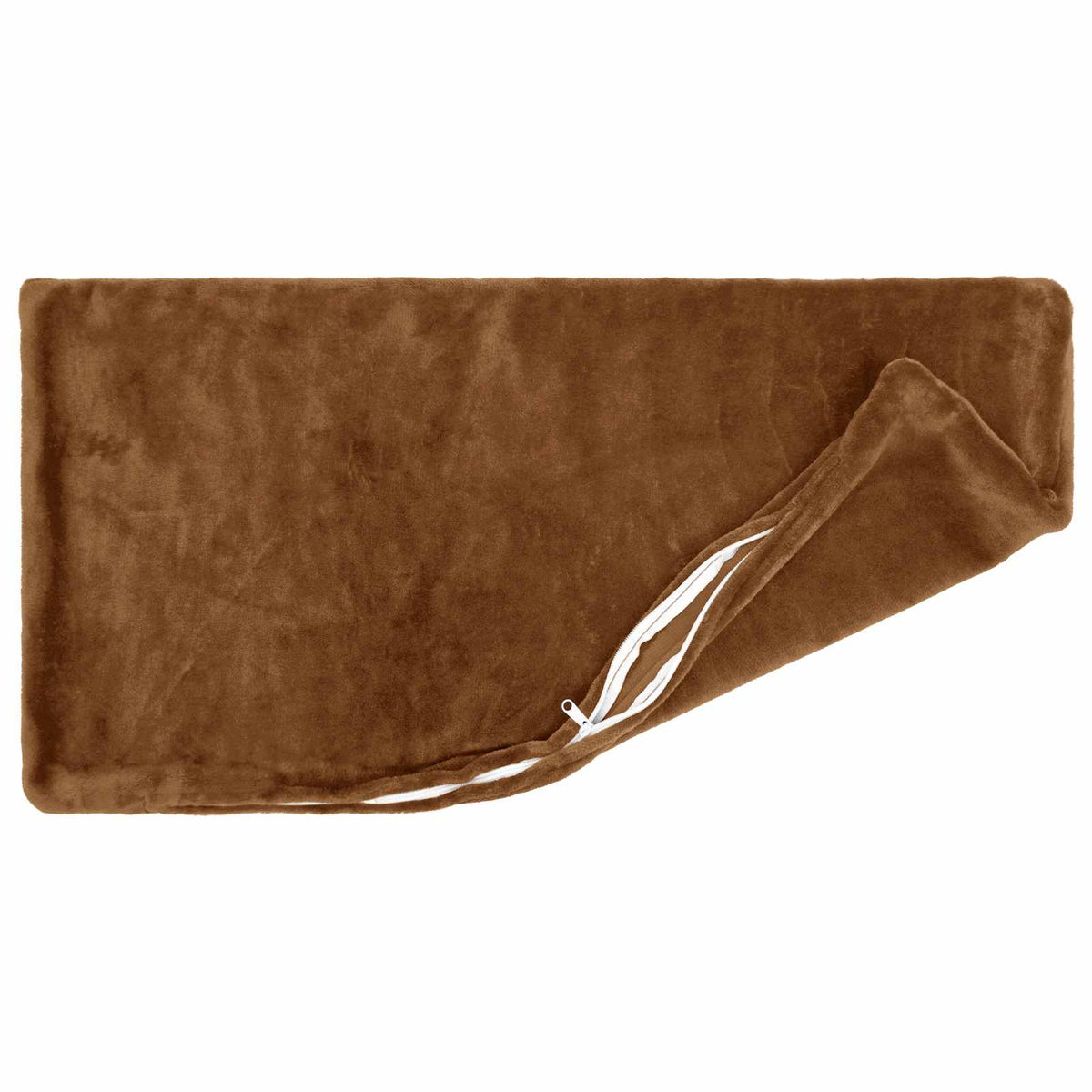 vidaXL Cushion Cover 12 pcs HEERLEN Light Brown 40 x 80 cm Flannel 4