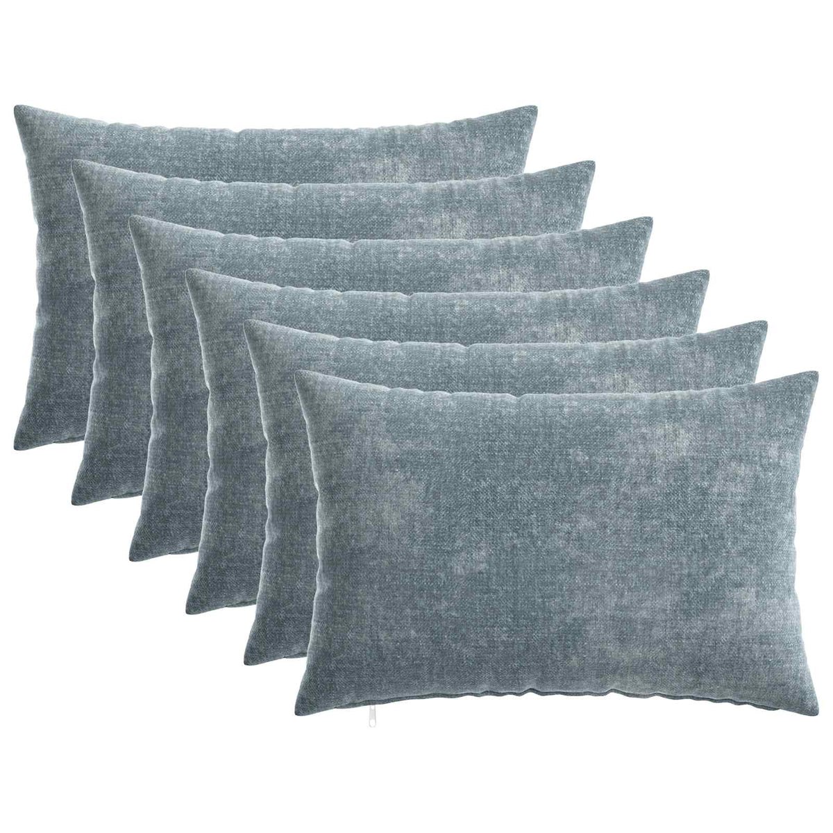 vidaXL Cushion Cover 6 pcs HEERLEN Light Blue 50 x 70 cm 2