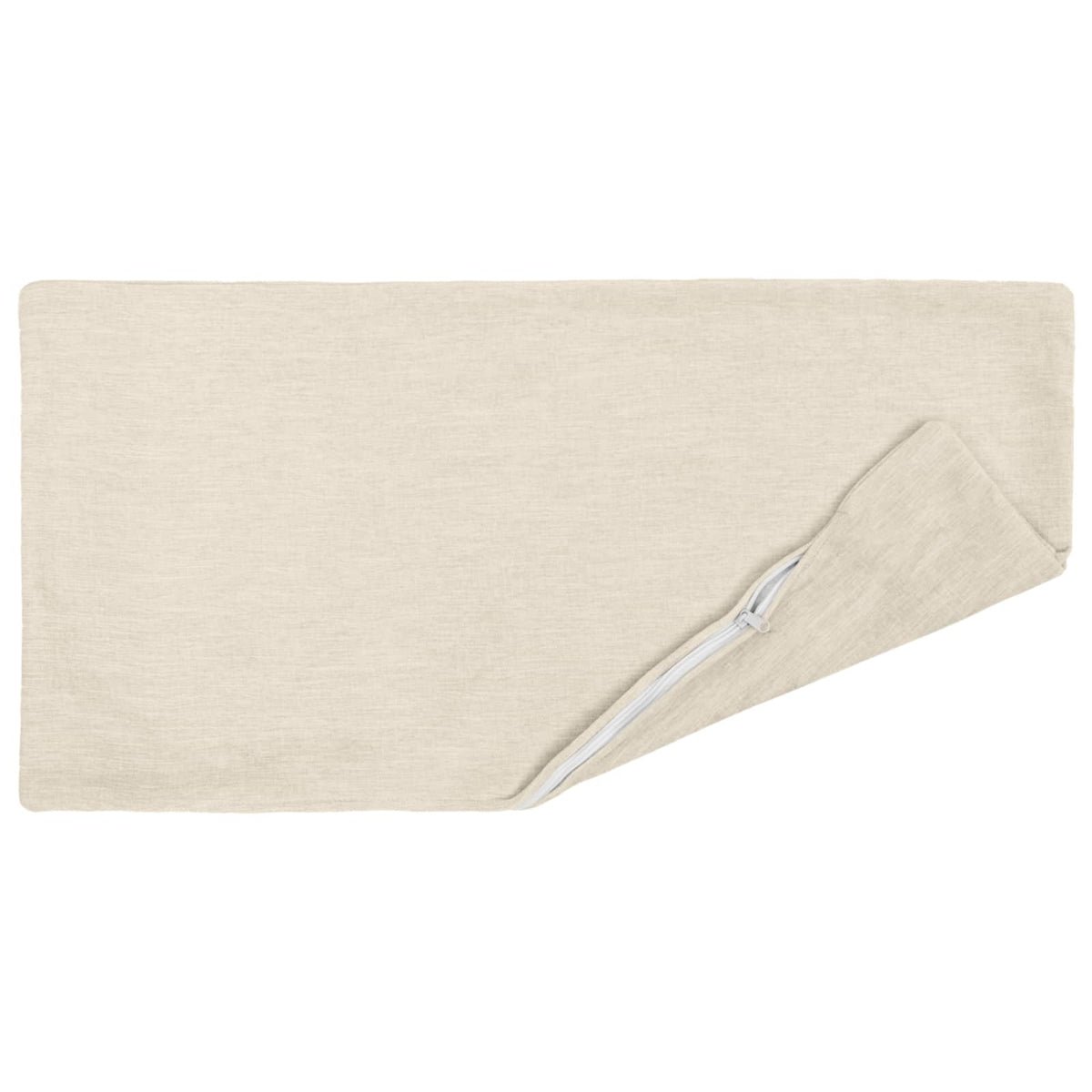 vidaXL Cushion Cover 6 pcs HEERLEN Cream 50 x 70 cm Chenille Fabric 4