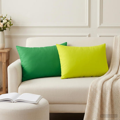 Throw Pillow HEERLEN Polyester 2 pcs Bright Green 50 x 80 cm