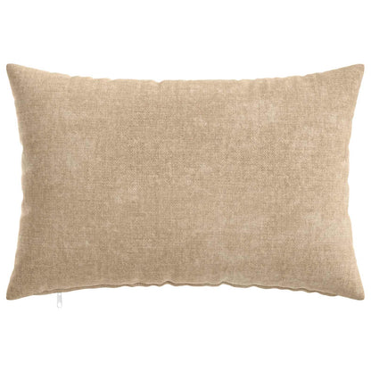 vidaXL Cushion Cover 6 pcs HEERLEN Taupe 50 x 75 cm Chenille Fabric 3