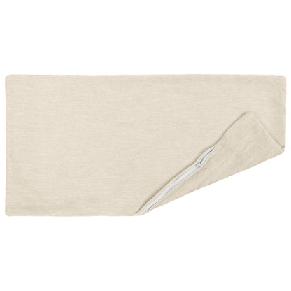 vidaXL Cushion Cover 6 pcs HEERLEN Cream 50 x 80 cm Chenille Fabric 4