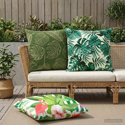 Throw Pillow HEERLEN Polyester 2 pcs Multicolour 65 x 65 cm