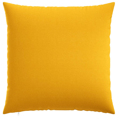 vidaXL Cushion Cover 6 pcs HEERLEN Light Yellow 80 x 80 cm Fabric 3