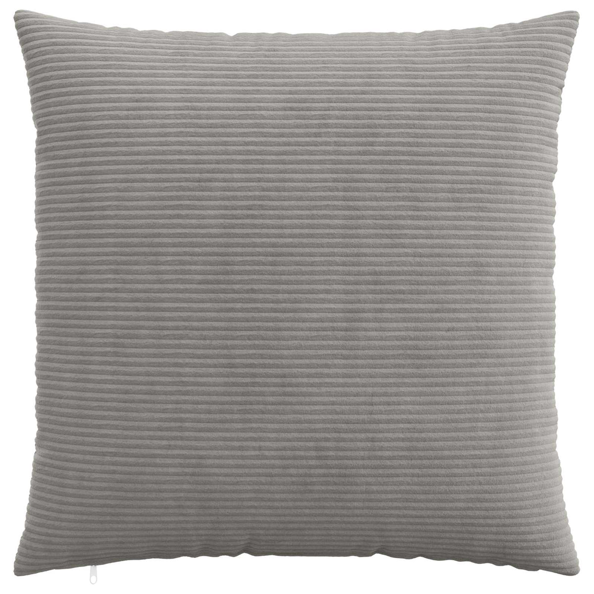 Cushion Cover HEERLEN Corduroy 6 pcs Light Grey 80 x 80 cm