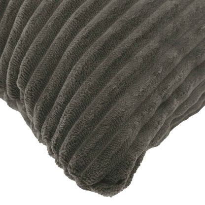 Cushion Cover HEERLEN Corduroy 6 pcs Anthracite 80 x 80 cm