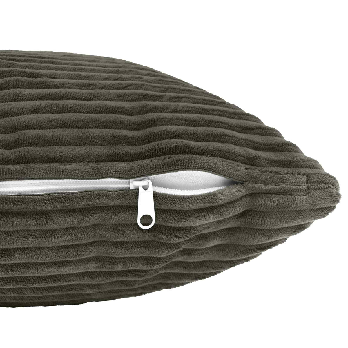 Cushion Cover HEERLEN Corduroy 6 pcs Anthracite 80 x 80 cm