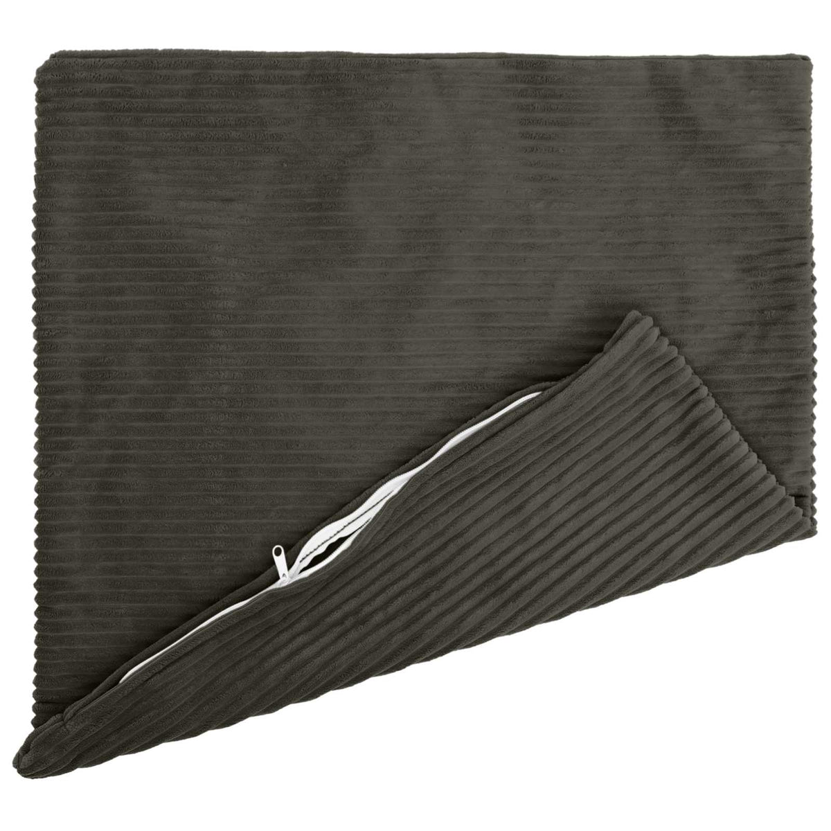 Cushion Cover HEERLEN Corduroy 6 pcs Anthracite 80 x 80 cm