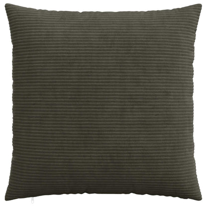 Cushion Cover HEERLEN Corduroy 6 pcs Anthracite 80 x 80 cm